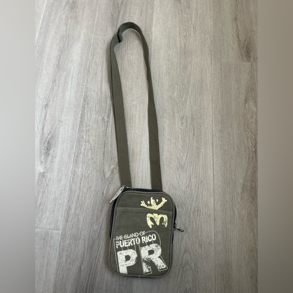 Olive Green Crossbody Bag - Picture 2 of 7